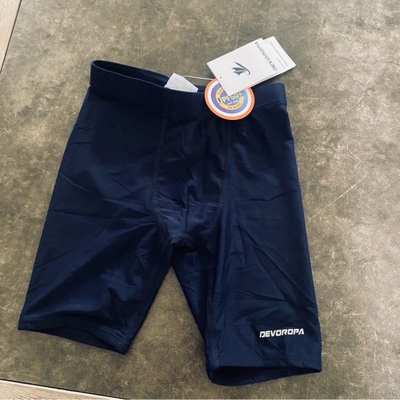 DEVOROPA Swim Jammers Youth Competitive Quick Dry Athletic Shorts UPF 50+ - Picture 6 of 11